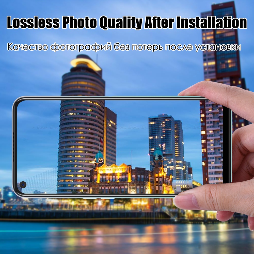 Kính Cường Lực 3D Viền Cong Bảo Vệ Camera Cho OPPO A15 A15s A16 A16e A16K A16s A32 A33 A35 A52 A53 A54 A54s