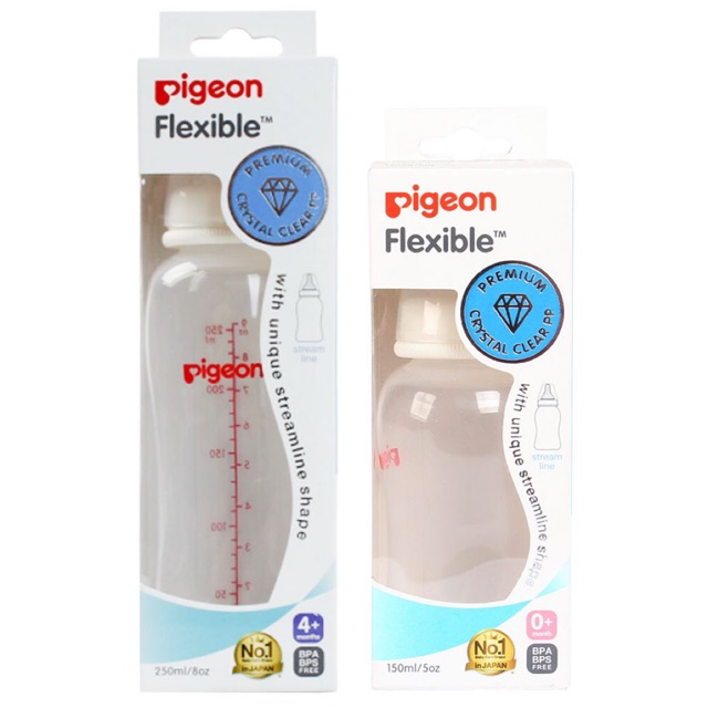 Bình sữa Pigeon Streamline Flexible 150ml 250ml