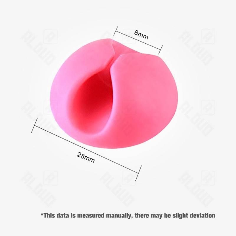 Kẹp cố định dây cáp tai nghe điện thoại làm từ silicon