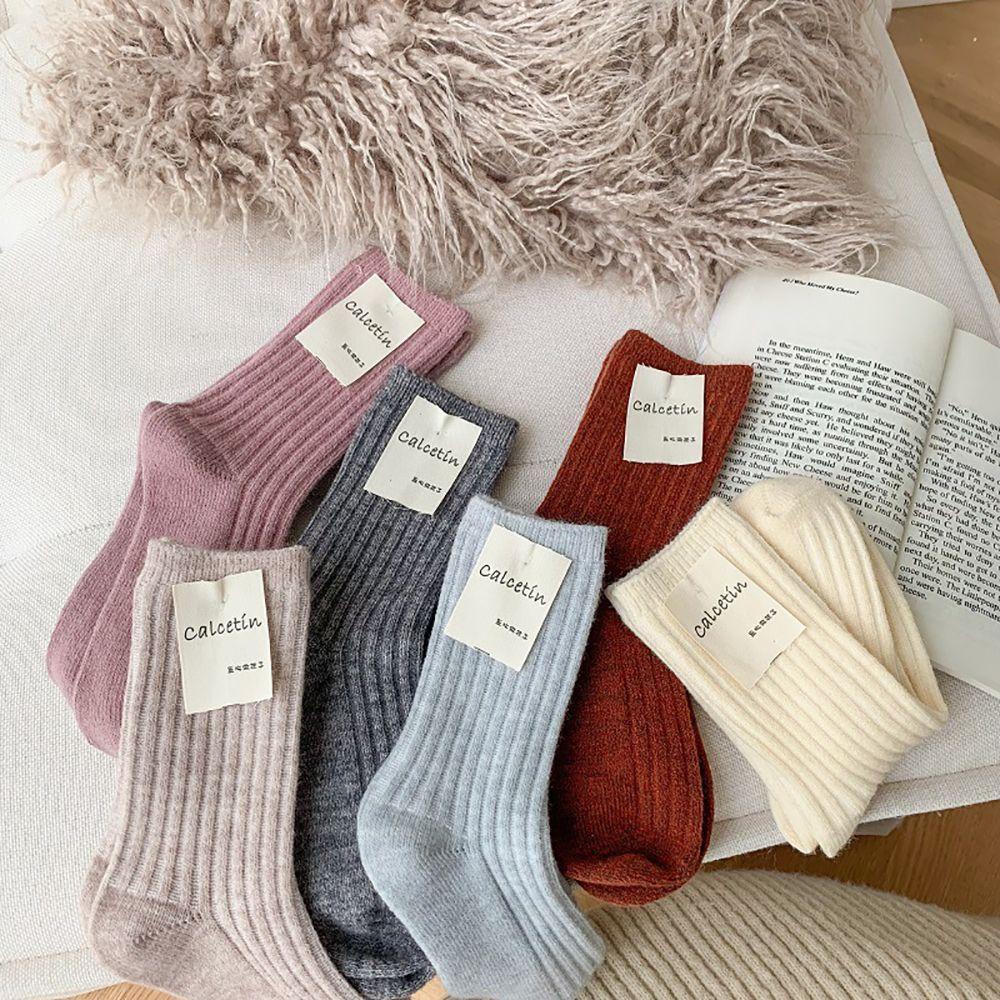 Tất Len Cashmere Phong Cách Harajuku Dễ Thương 1