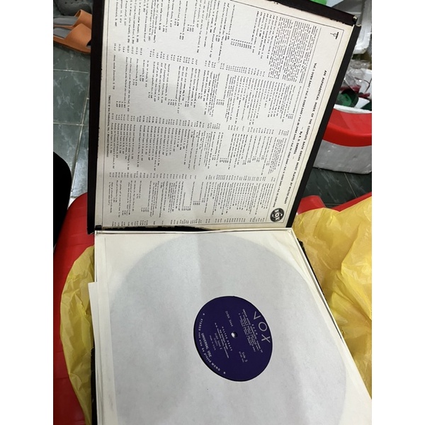 Bộ đĩa than JS Bach 3 đĩa organ music Vol4