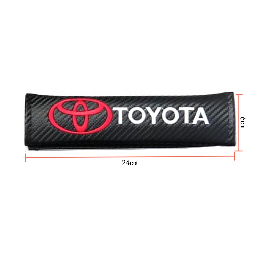 GTIOATO Sợi Carbon ChốT CàI DâY An ToàN Xe Ô Tô BọC DâY An ToàN Xe HơI DâY Đai An ToàN Ô Tô Đệm Bọc Dây Đai An Toàn Xe Hơi Phụ KiệN Ô Tô Cho Toyota CHR Raize Corolla Cross Rush Fortuner Yaris Innova Vios Prius C Wigo Sienta Land