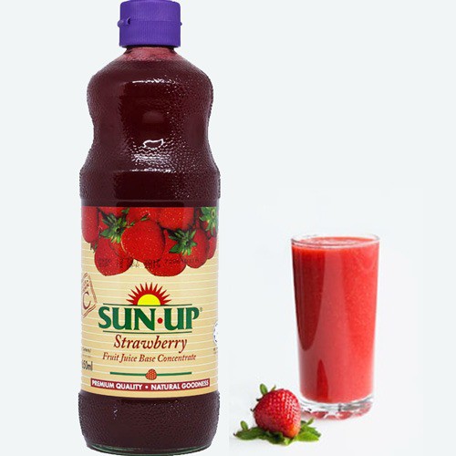 Nước Ép/ Siro Sun Up ( Sunup ) Đủ Hương Vị chai thủy tinh 840ml