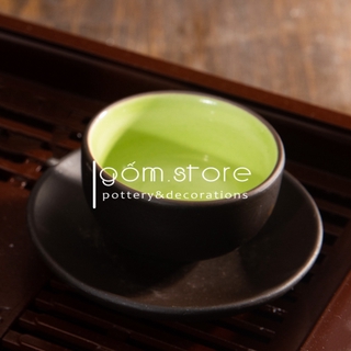 [CHÉN LẺ] Chén lẻ bộ ấm trà tử sa đắp nổi Bát Tràng (Khách inbox shop đường kính chén để chọn phân loại chính xác nhất)