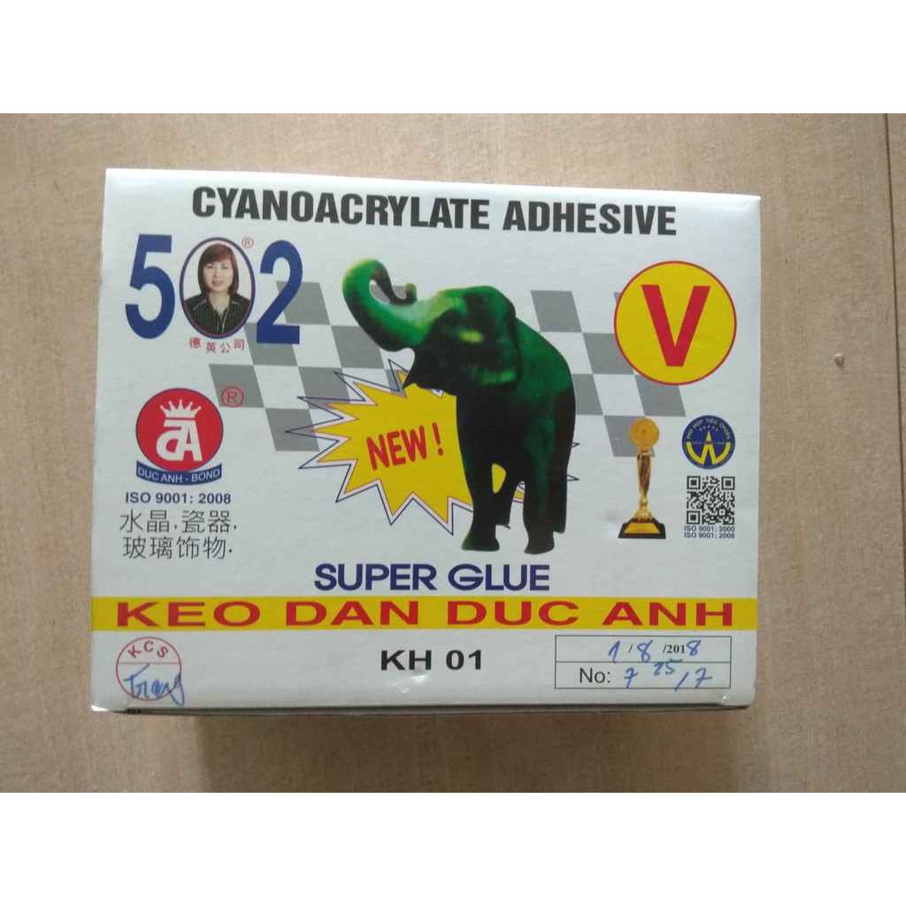 Giá Sỉ 1 Thùng Keo 502 Đức Anh 50 hộp nhỏ Hàng Công Ty