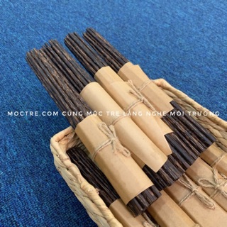 Đũa gỗ thốt nốt Mộc Tre hàng loại 1 bó 10 đôi