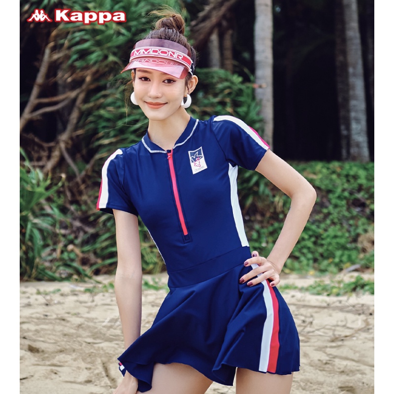 Kappa Đồ Bơi Một Mảnh Kappa Kiểu Váy Cho Nữ