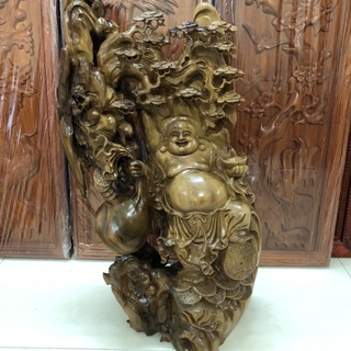 Tượng Phật Di Lặc Gỗ Thơm Xá Xị