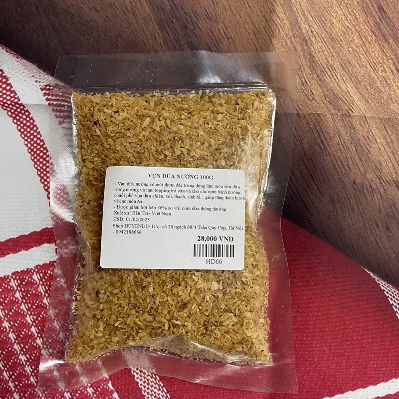 Vụn dừa nướng Cocochip 100g