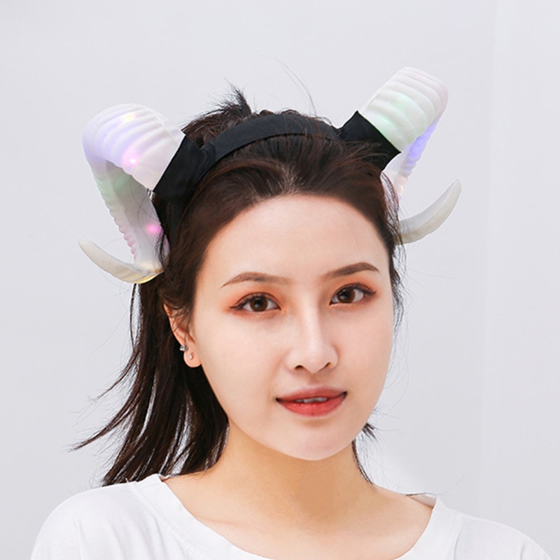 Cài Tóc Hình Sừng Cừu Phong Cách Gothic