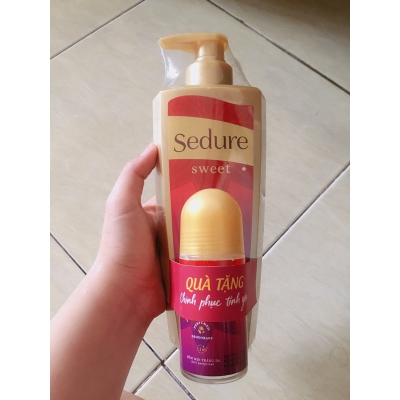 SỮA TẮM HƯƠNG NƯỚC HOA SEDURE (TẶNG KÈM CHAI NHỎ 175ML)