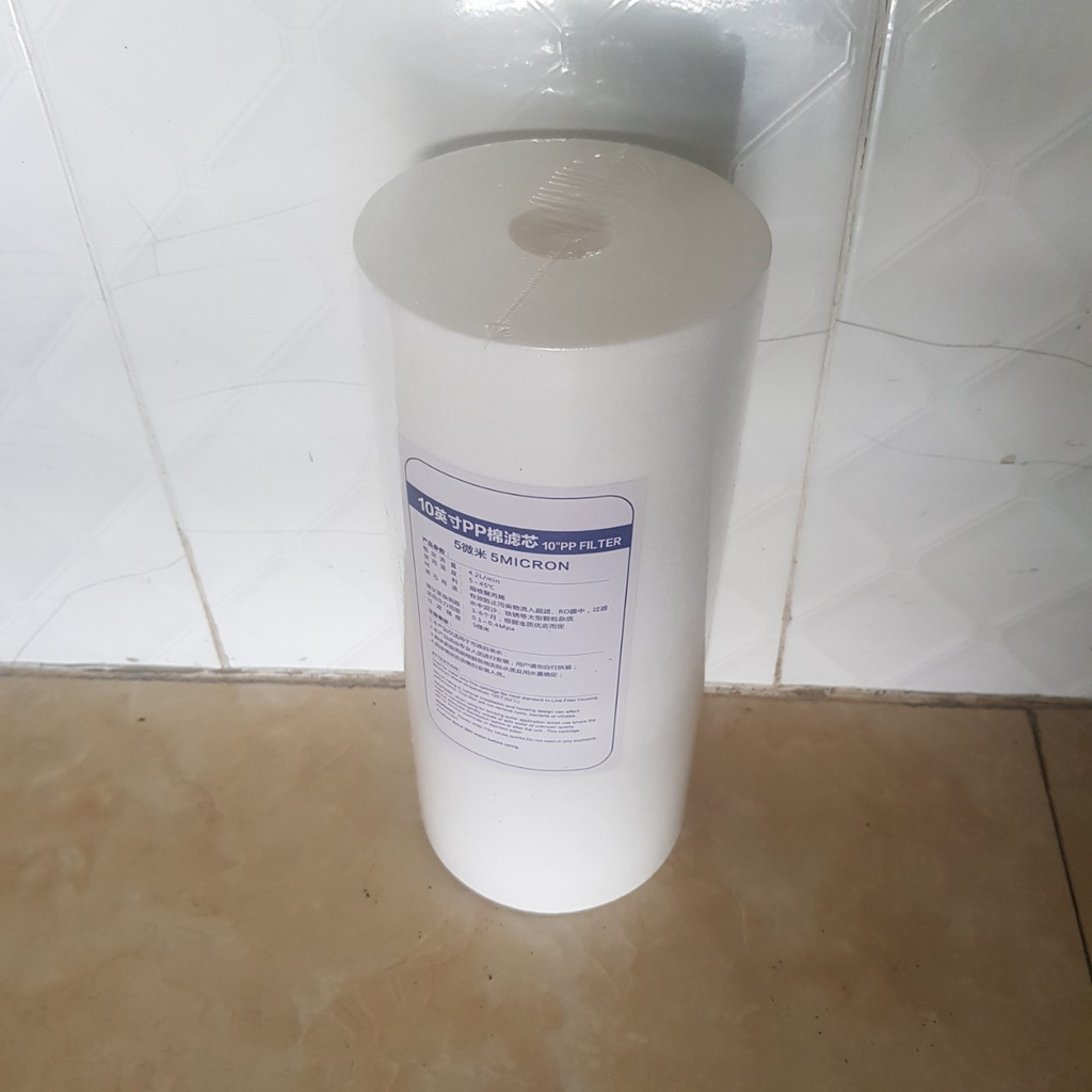 Lõi lọc thô PP CTP UDF 10 inch size cỡ lớn lọc nước đầu nguồn