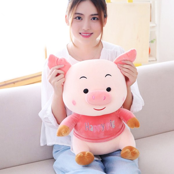 GẤU BÔNG HEO HAPPY PIG, LỢN HAPPY PIG DỄ THƯƠNG  VẢI MINISO SIÊU MỊN, AN TOÀN, HÀNG LOẠI 1