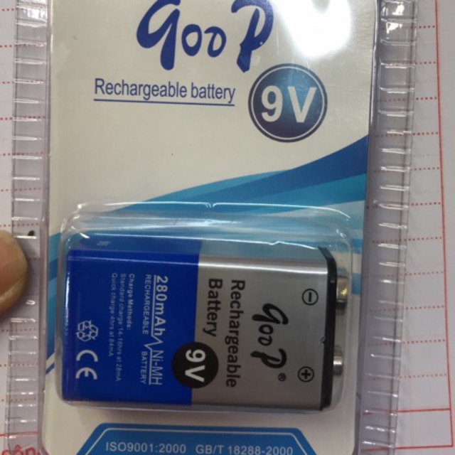 Pin sạc 9v 300mA Goop