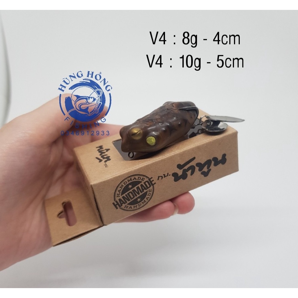 MỒI GIẢ NHÁI HƠI FROG TOON V1,V2,V3,V4 V5 Chuyên Đồ Câu Lure MADE IN THAI LAN - Hàng Chính hãng
