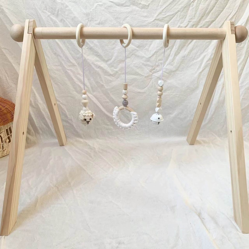 Some Set 3 Vòng Lục Lạc Treo Khung Xe Đẩy Em Bé Tập Gym