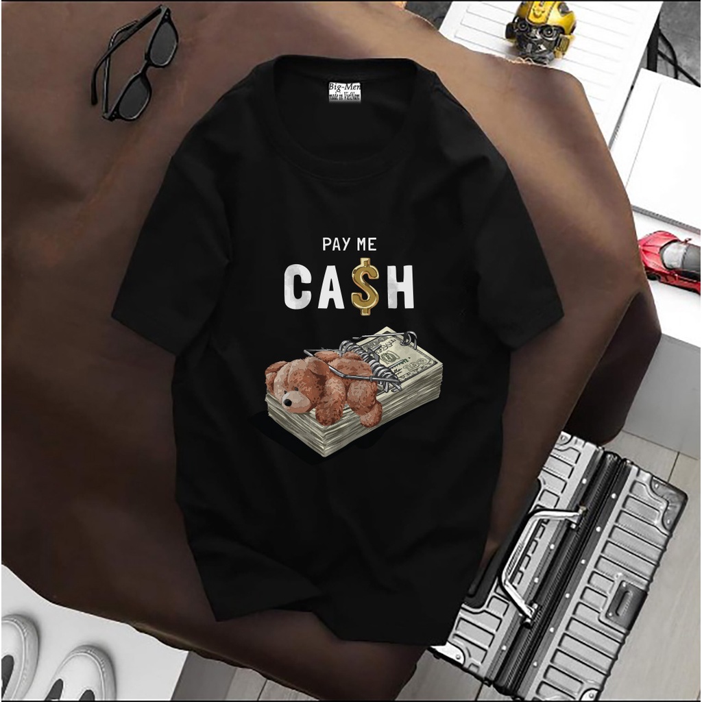 Big size- Áo thun unisex thời trang in hình gấu siêu hot 50-140kg