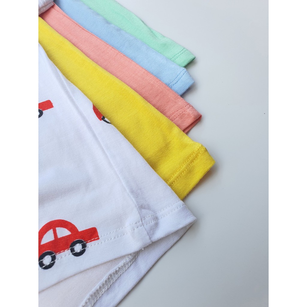 Bộ Cộc Tay Minky 100% Cotton Họa Tiết Ô Tô_ Cún Xinh_Cá Cho Bé 8-20Kg QATE222 - NamKidShop