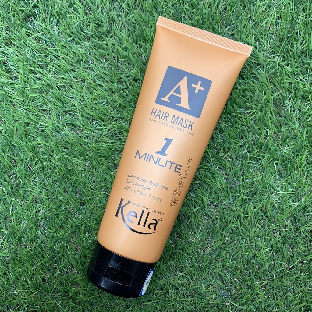 #chính_hãng_100%_Kem hấp phục hồi 1 phút Kella A+ Minute Hair Mask Premium 200ml