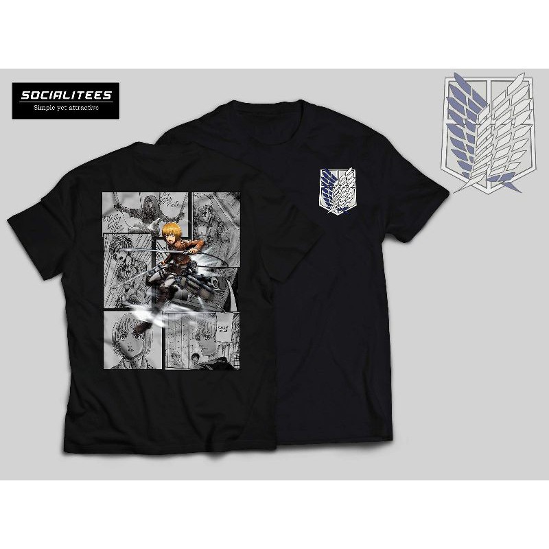 Mẫu áo thun Anime  |Attack on Titan Armin Arlert  | Attack on Titan Collection | SocialiTees độc đẹp