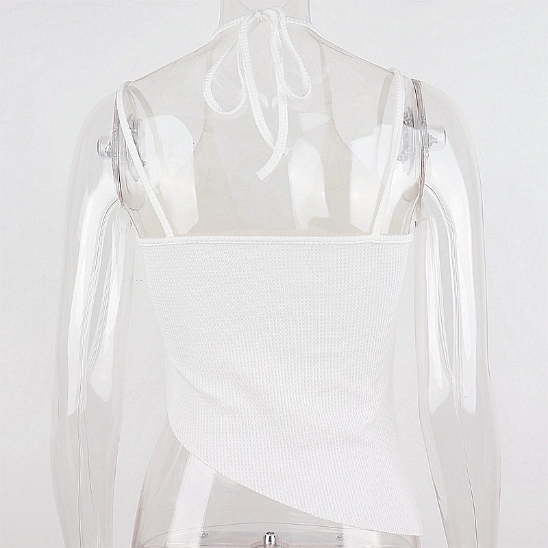 Áo Tank Top Hở Lưng Màu Trơn Phong Cách Đường Phố Cá Tính Cho Nữ