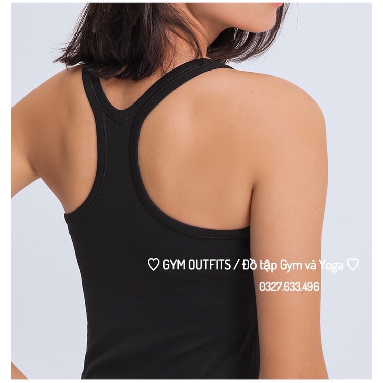 Áo Tank Bra Tập Gym - Yoga Nữ Ebb To Street Shelf Bra Tank Top - Áo Lót Thể Thao Cao Cấp Nâng Đỡ Ngực Có Sẵn Mút