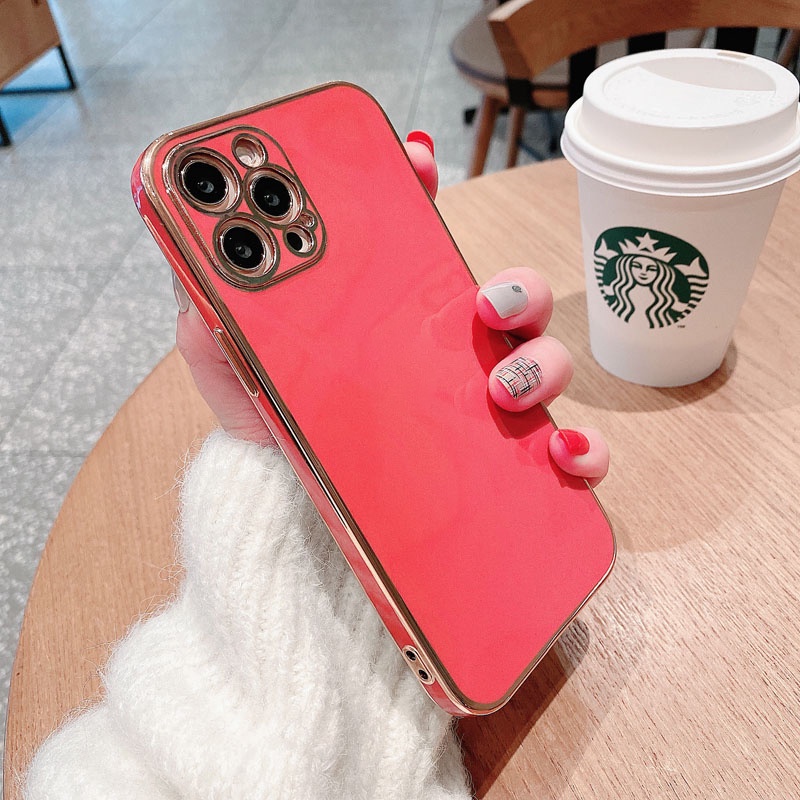 Ốp lưng iphone logo táo viền vuông 6/6plus/6s/6splus/7/7plus/8/8plus/x/xr/xs/11/12/pro/max/plus/promax - Awifi C3-5