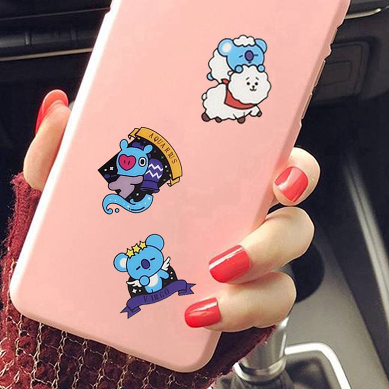 1 Tấm Sticker Dán Điện Thoại Hình Bt21