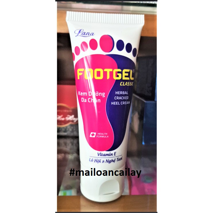 KEM CHỐNG NỨT NẺ DA GÓT CHÂN FOOTGEL LANA tuýp 50G