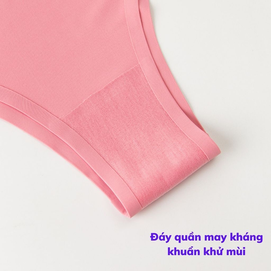 Quần lót nữ lọt khe đúc su thun lạnh không đường may sexy gợi cảm và quyến rũ DOPICO L957