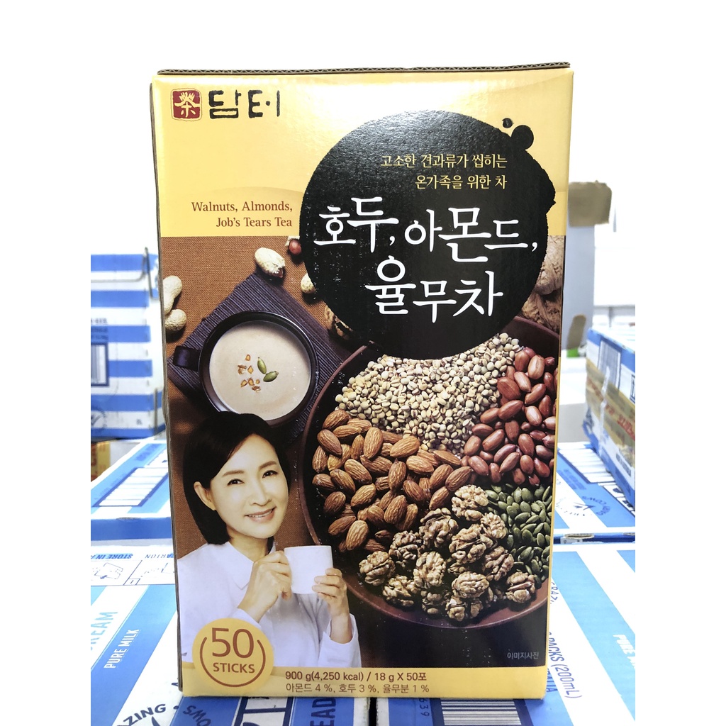 Bột Ngũ Cốc Hàn Quốc DAMTUH 900g Hộp 50 gói_Nhập Khẩu Hàn Quốc