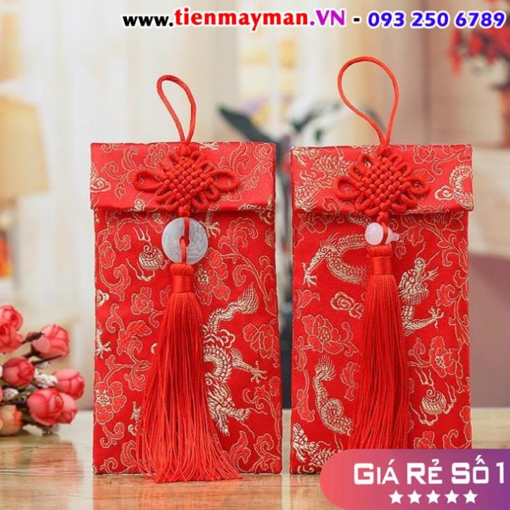 SẴN HÀNG COMBO 10 Bao Lì Xì Vải Gấm Lì Xì Tết Nhiều Hoa Văn Cao cấp Ngày Tết,Cưới Hỏi, Nạp Tài