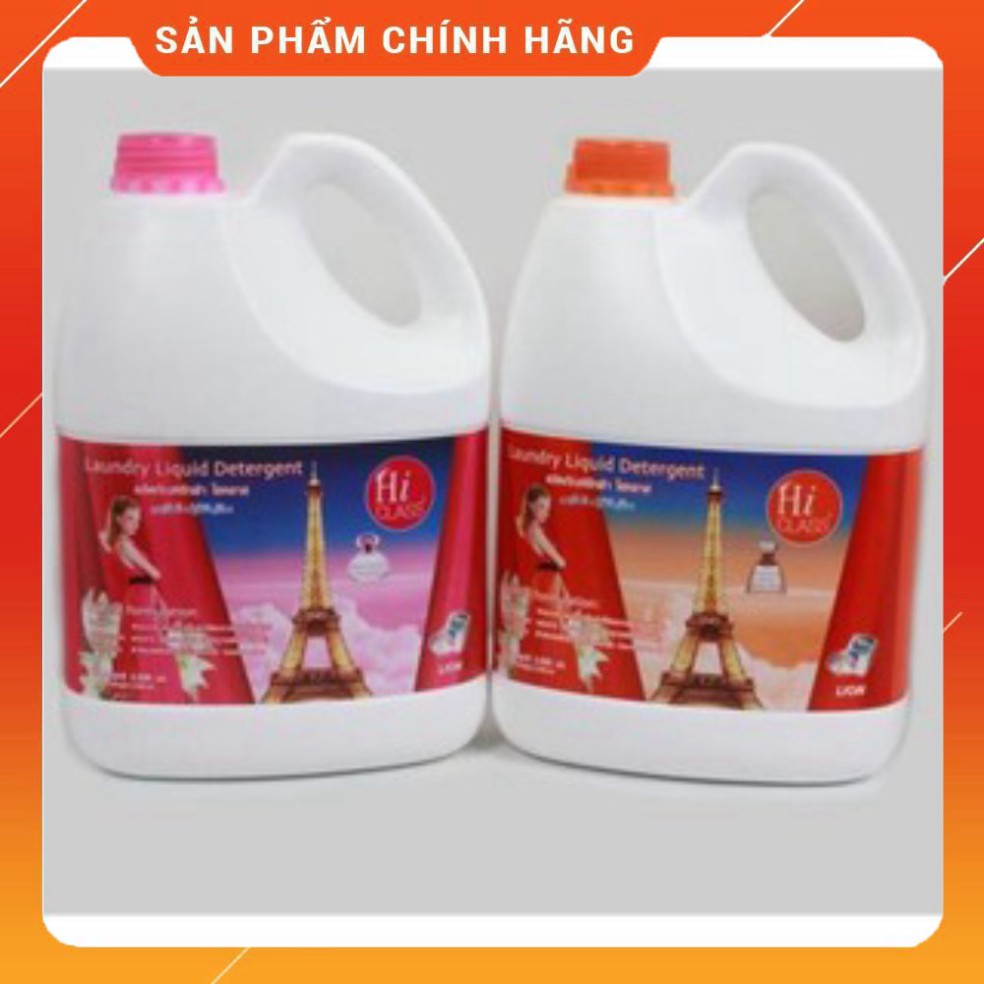 Nước Giặt HiClass Thái Lan Can 3500ml, Nước giặt Thái Giặt sạch thơm, an toàn cho da hương nước hoa quý phái