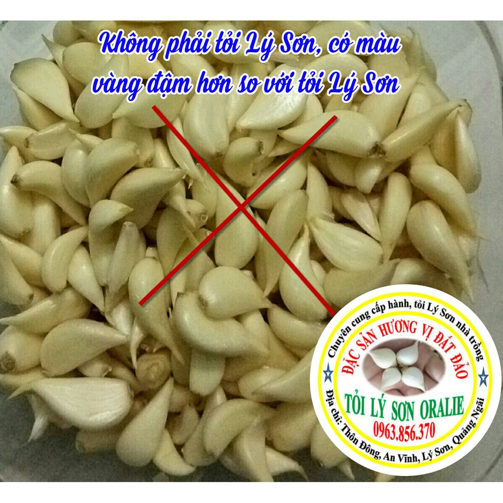 0.5 KG TỎI LÝ SƠN NHIỀU TÉP NHÀ TRỒNG ĐÃ BÓC VỎ-2021 (0.5KG thành phẩm, không bao gồm vỏ)