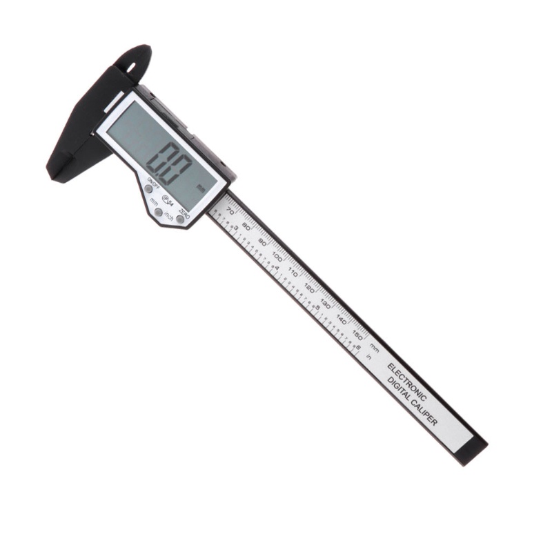 Thước đo lường điện tử IP54 màn hình LCD cỡ lớn 0-150mm 6" chống thấm nước