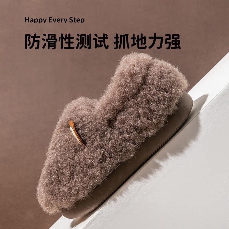 Dép lông bọc gót cho người lớn và trẻ em