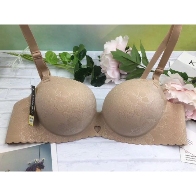 Áo ngực su gấm - đệm 5cm in hoa cao cấp