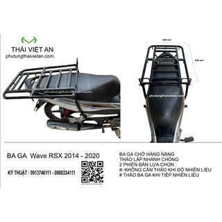 BA GA RSX 2014 CHỞ HÀNG RSX 2014