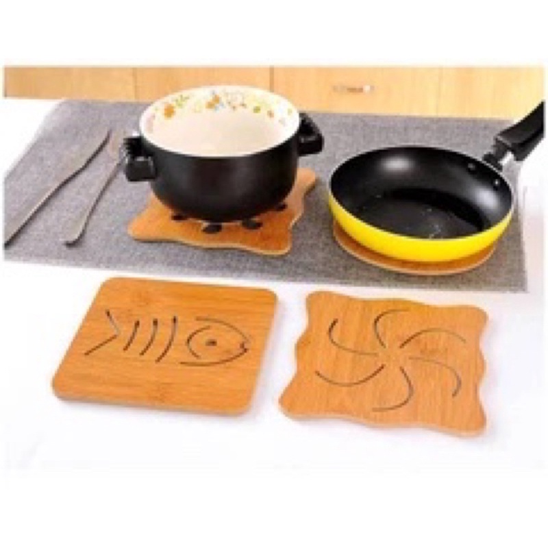 Miếng Lót Ly Nồi Bằng Gỗ Cao Cấp Mộc Tâm Hoa Có Nhiều Mẫu Hàng Có Sẵn Tphcm 15 cm