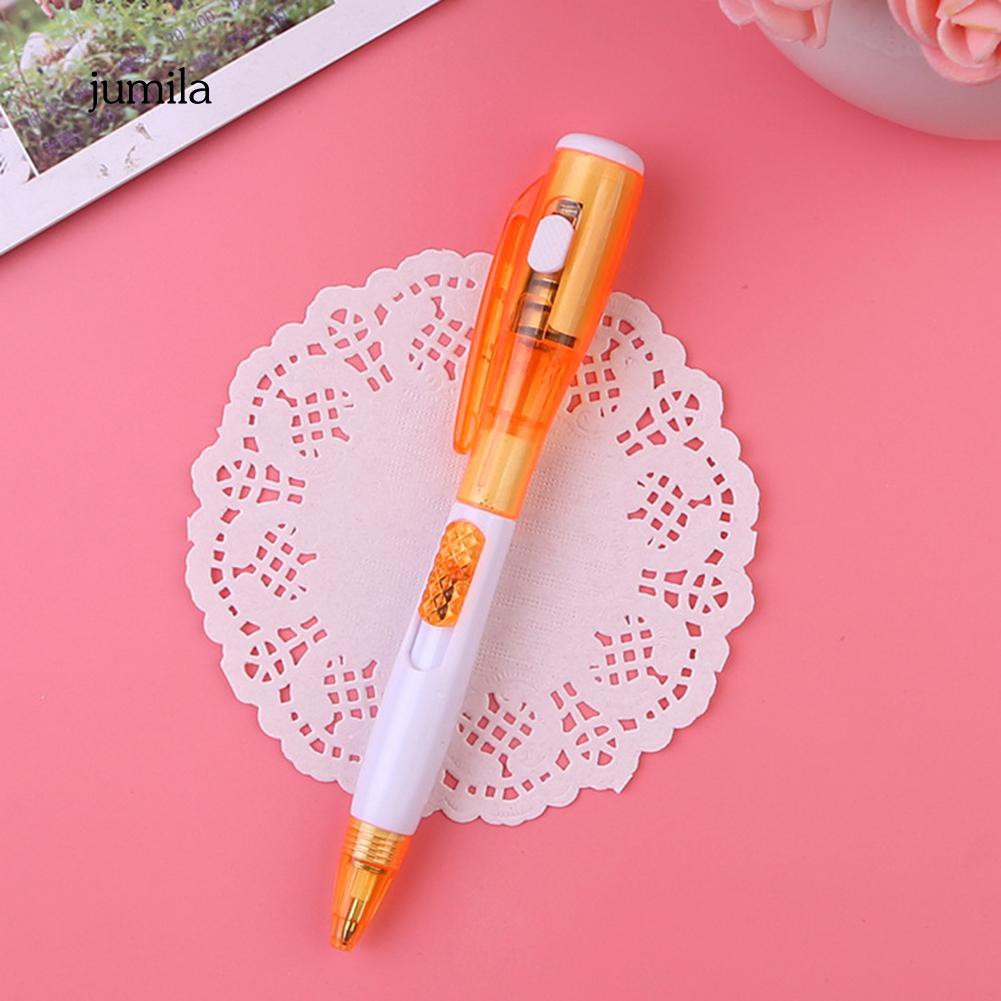 Bút bi mực xanh có đèn LED 2 trong 1 sáng tạo