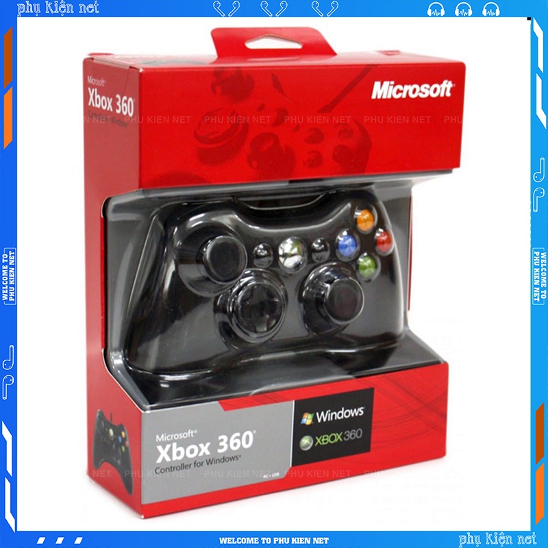 Tay Cầm Xbox 360 Controller Có Dây Chơi Game Cho PC  FO3  FO4  PS | BigBuy360 - bigbuy360.vn