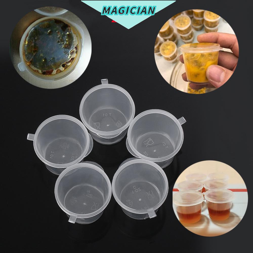 Set 25 hộp nhựa đựng màu nước chấm có nắp đậy tiện dụng