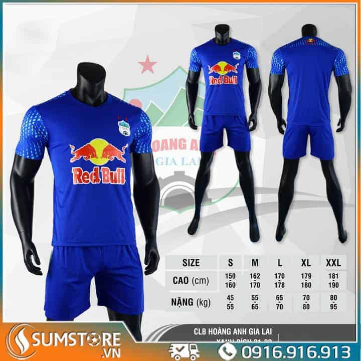 Quần Áo Đá Bóng Hoàng Anh Gia Lai Xanh Bích - Đồ Đá Banh HAGL Thể Thao Nam Nữ Mới Đẹp
