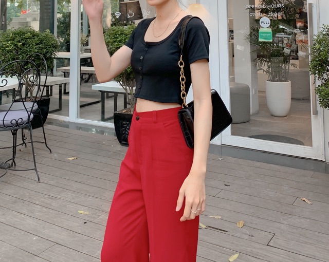 ZIEL Quần suông vải mềm nhẹ, form rũ bay tự nhiên | Rosy Pants