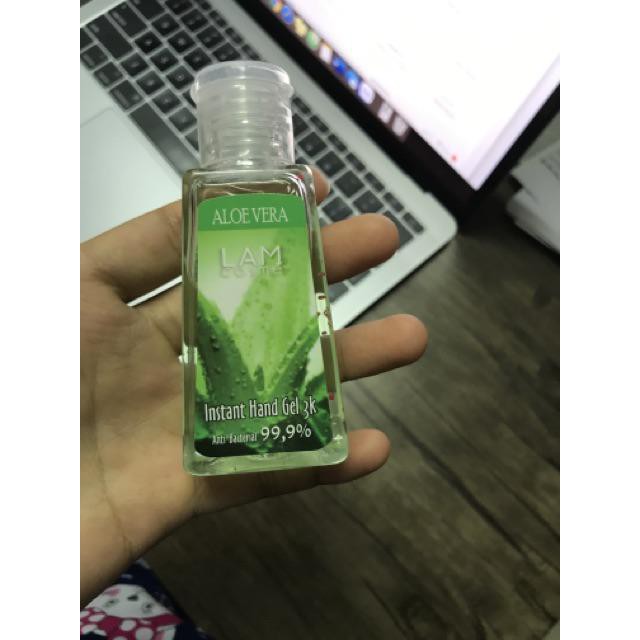 Gel Rửa Tay Khô 3K Lamcosmé Aloe Vera 60ml (Hương nha đam)
