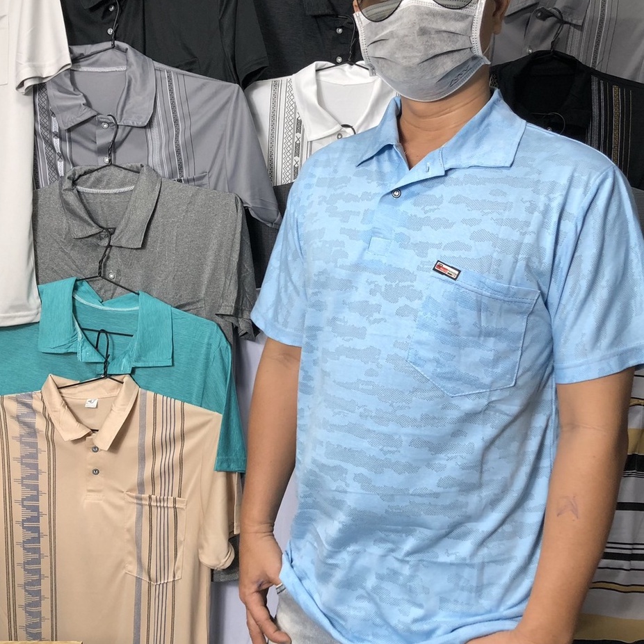COMBO4 áo thun trơn cổ trụ trung niên giá rẻ-nhiều màu đẹp-TOÀN PHÁT