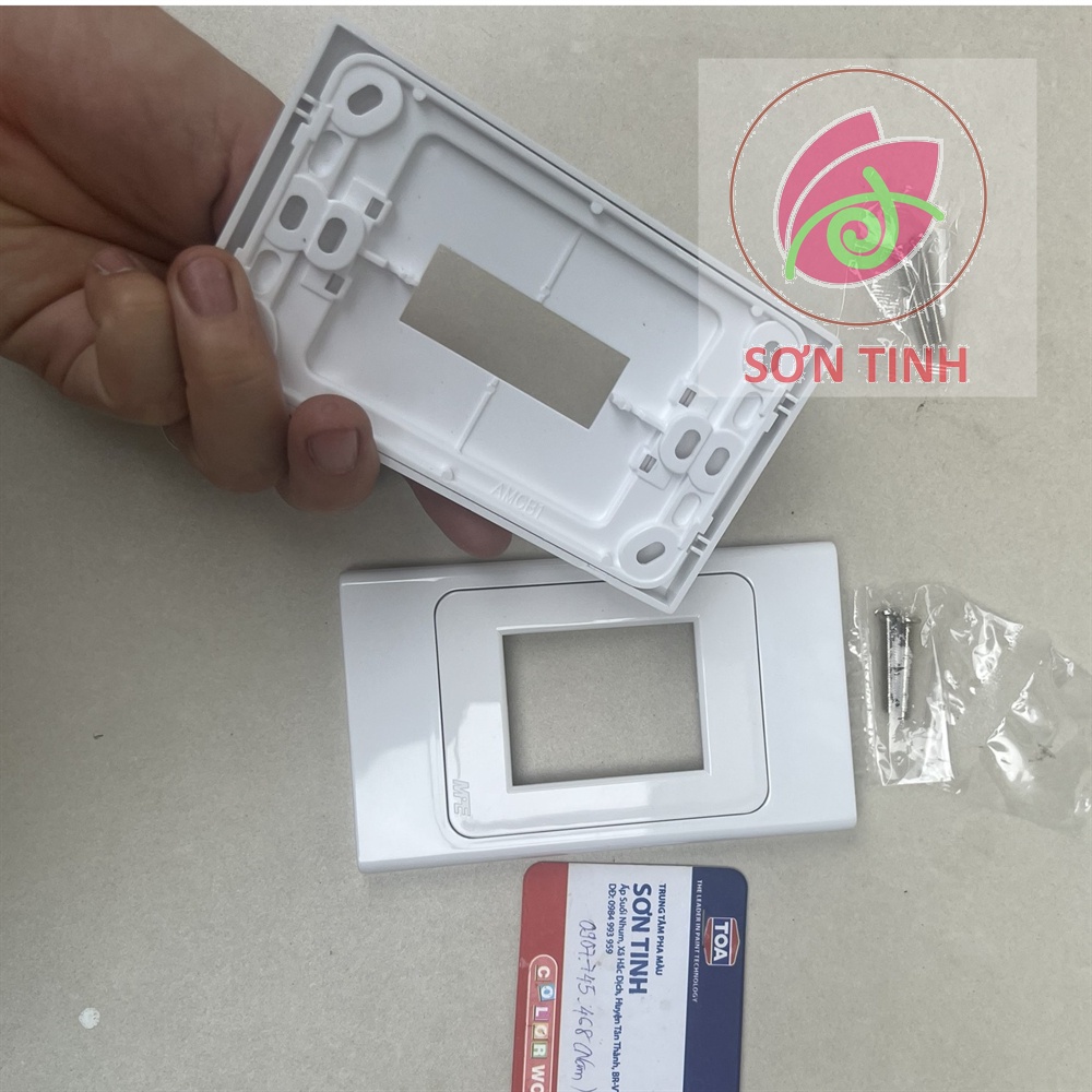 MPE MẶT DÙNG CHO CB MCB ÁT APTOMAT ÁP TÔ MÁT 1 PHA 2P 1P TÉP ĐÔI 2 CỰC AMCB2N  AMCB1N