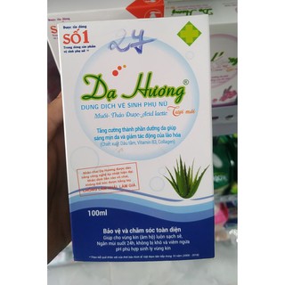 Dung dịch vệ sinh phụ nữ Dạ Hương lô hội  Dạ Hương Xanh (Lô Hội) giúp ngăn ngừa vi trùng gây viêm nhiễm,
