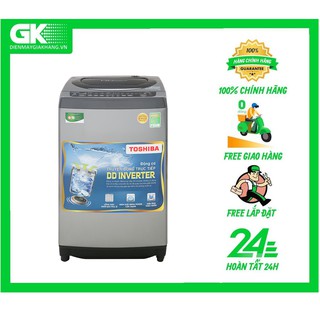 MIỄN PHÍ CÔNG LẮP ĐẶT DJ1000CV Máy giặt Toshiba Inverter 9 Kg AWDJ1000CV SK