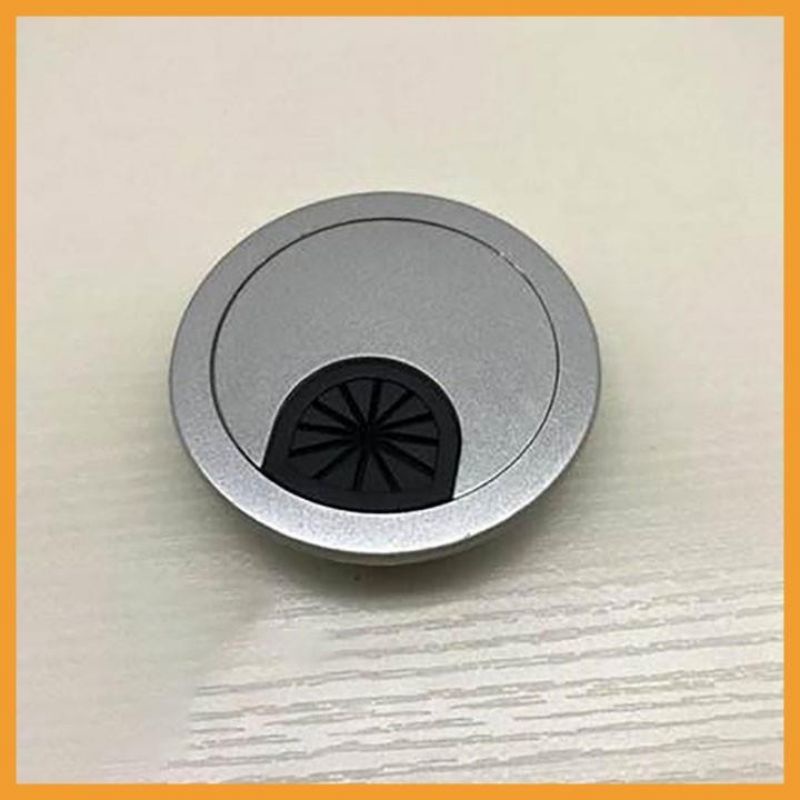 Nắp Luồn Dây Điện Tròn Ghi